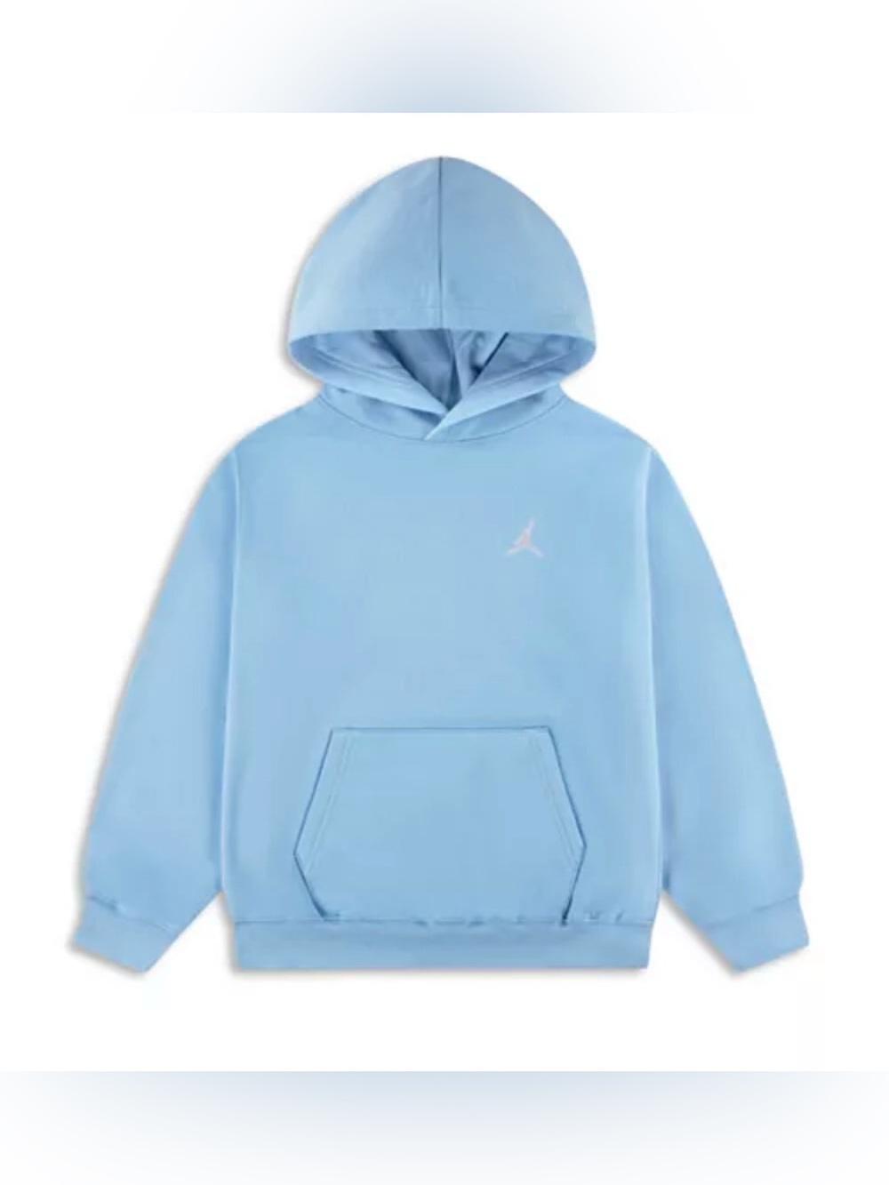 Nike Boys MJ Brooklyn Fleece Hoodie Blue (Size: M)